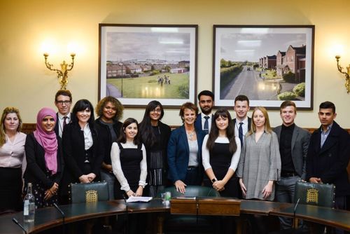 panel of apprentices with anne milton former minister for skills