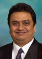 Head and shoulders portrait of Professor Mukesh Limbachiya