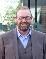 Head and shoulders portrait of Graeme Heron